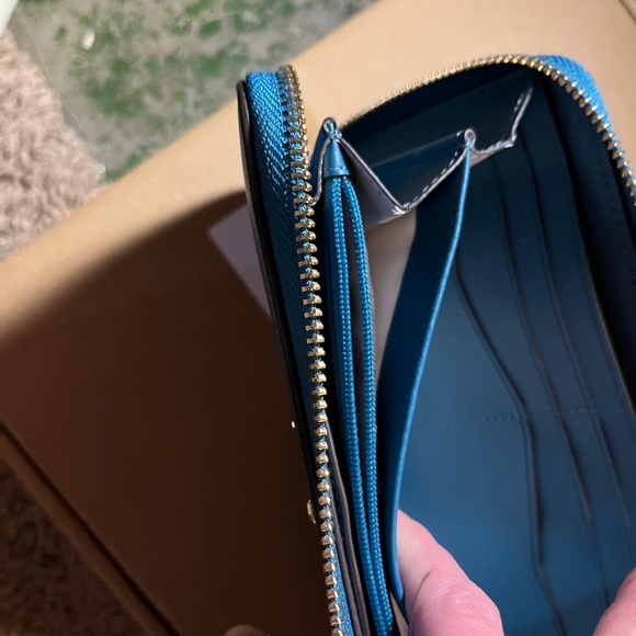 Kate Spade New York Madison Large Continental Wallet in Teal - Picture 9 of 10